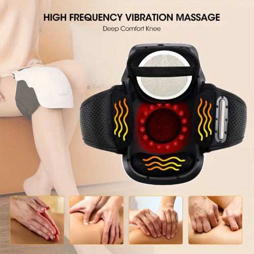 Elektrische Kniemassager met Warmte en Vibratie