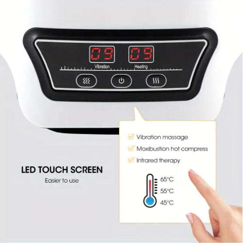 Elektrische Kniemassager met Warmte en Vibratie