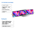 Flex View 14.1" Draagbare Dual-Screen Monitor
