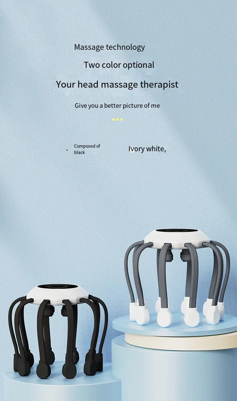 Elektrische Hoofdmassager – Ontspanning & Doorbloeding