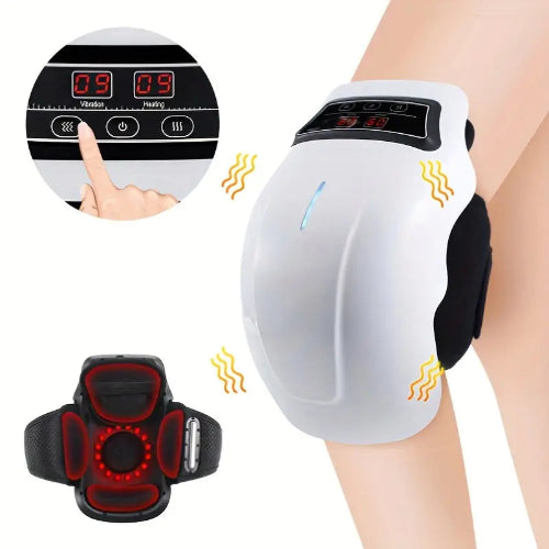 Elektrische Kniemassager met Warmte en Vibratie